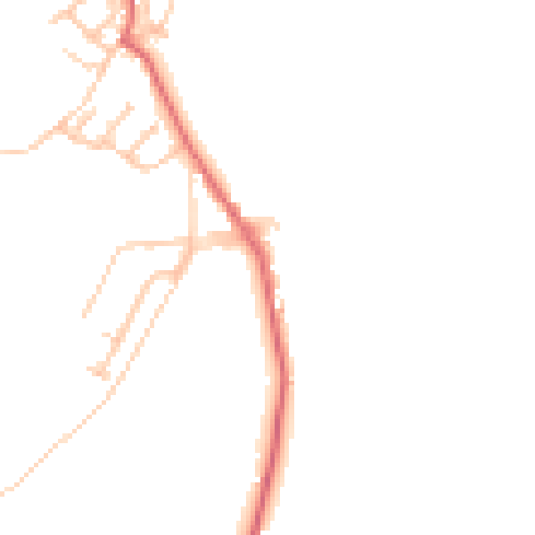 Daytime road noise heatmap for TS12 2DG