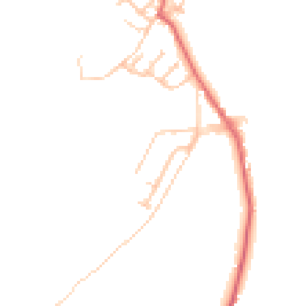 Daytime road noise heatmap for TS12 2DL