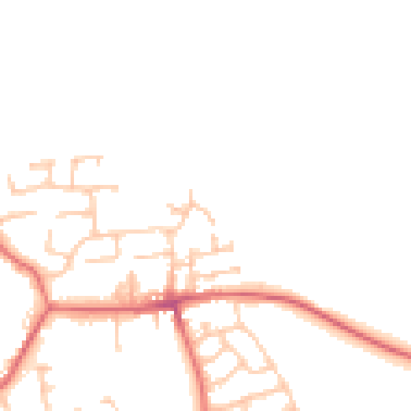 Daytime road noise heatmap for TS12 2GA