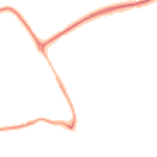 Night-time road noise heatmap for TS12 2GJ