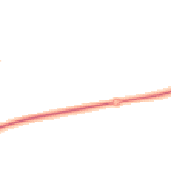 Night-time road noise heatmap for TS12 2XT