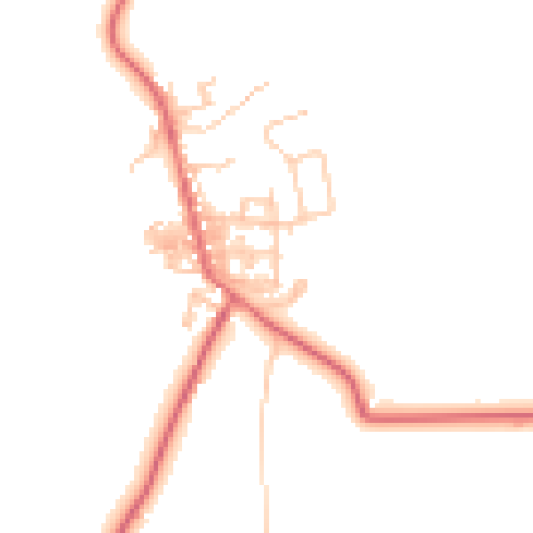 Daytime road noise heatmap for TS12 3BQ