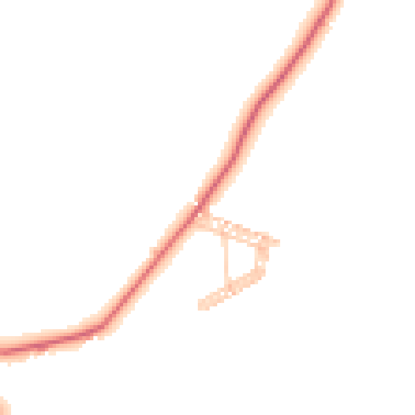 Daytime road noise heatmap for TS12 3BU