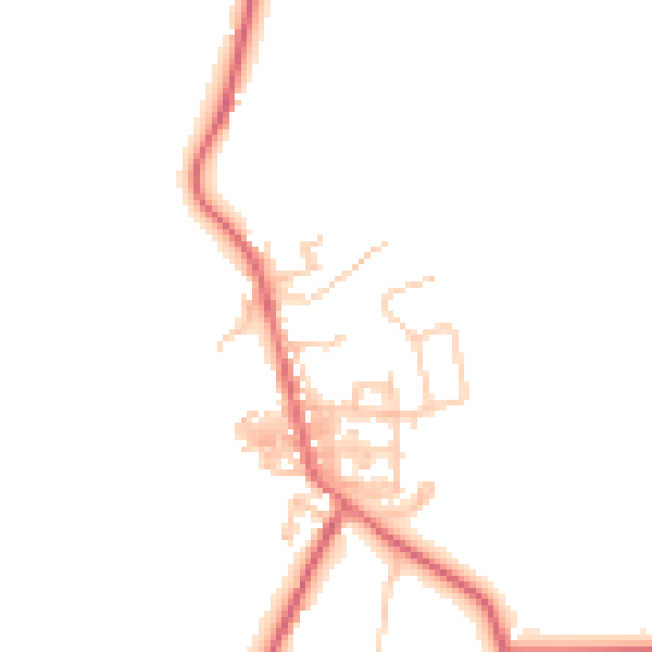 Daytime road noise heatmap for TS12 3DL