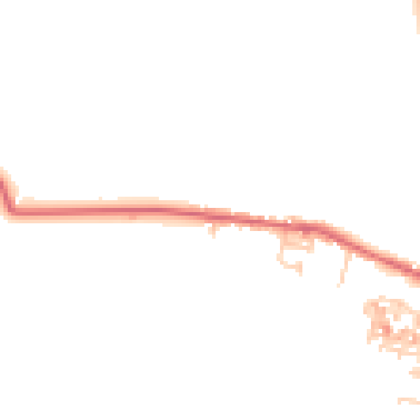 Daytime road noise heatmap for TS12 3EZ