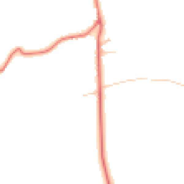 Daytime road noise heatmap for TS12 3JP
