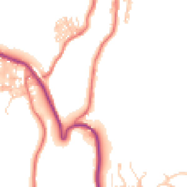 Daytime road noise heatmap for TS13 4AJ