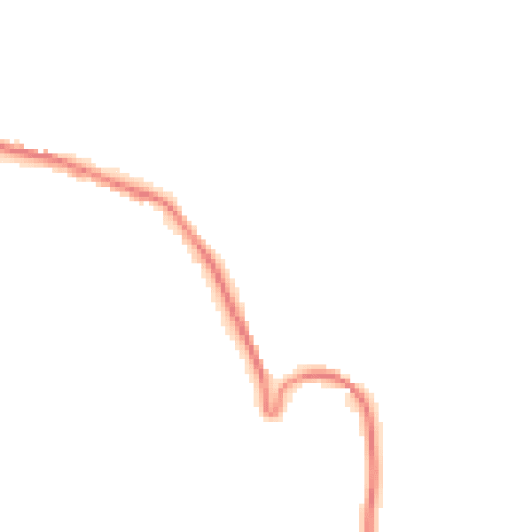 Night-time road noise heatmap for TS13 4AQ