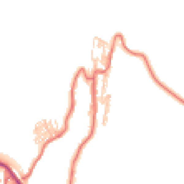 Daytime road noise heatmap for TS13 4AU