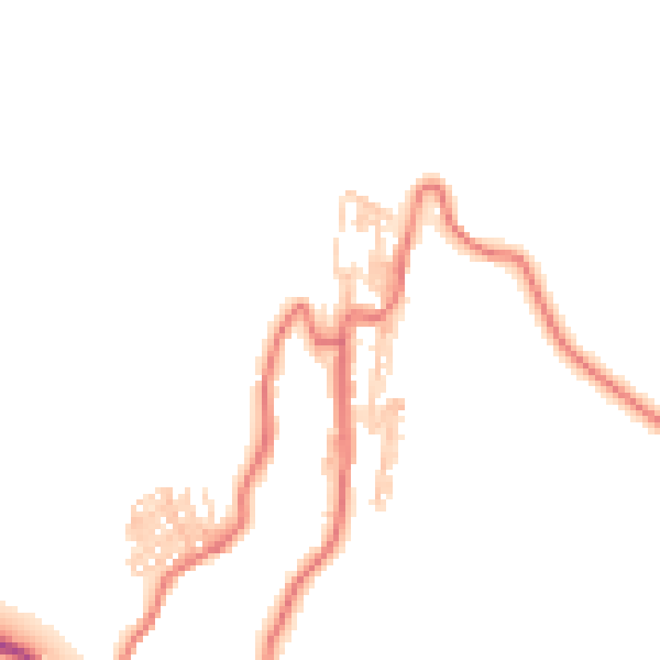 Daytime road noise heatmap for TS13 4BB