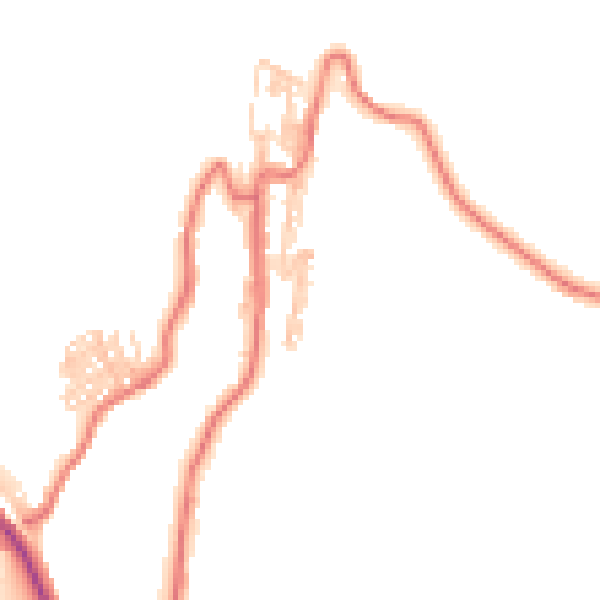 Daytime road noise heatmap for TS13 4BP