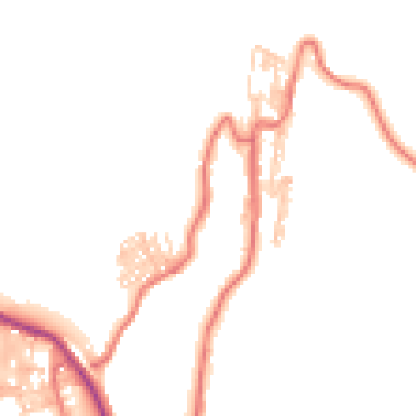 Daytime road noise heatmap for TS13 4BS
