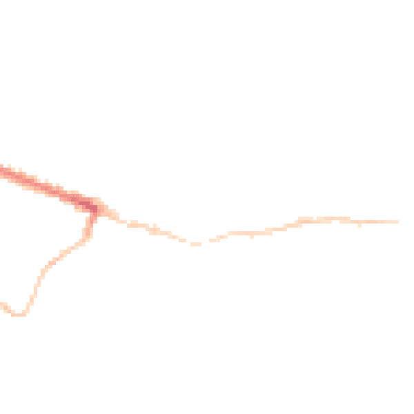 Night-time road noise heatmap for TS13 4HR