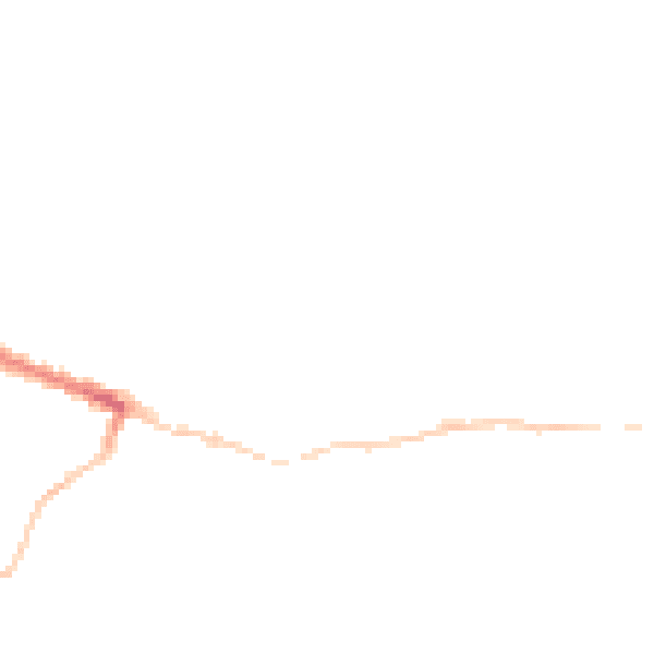 Night-time road noise heatmap for TS13 4HZ