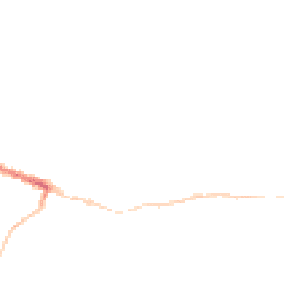 Night-time road noise heatmap for TS13 4JA