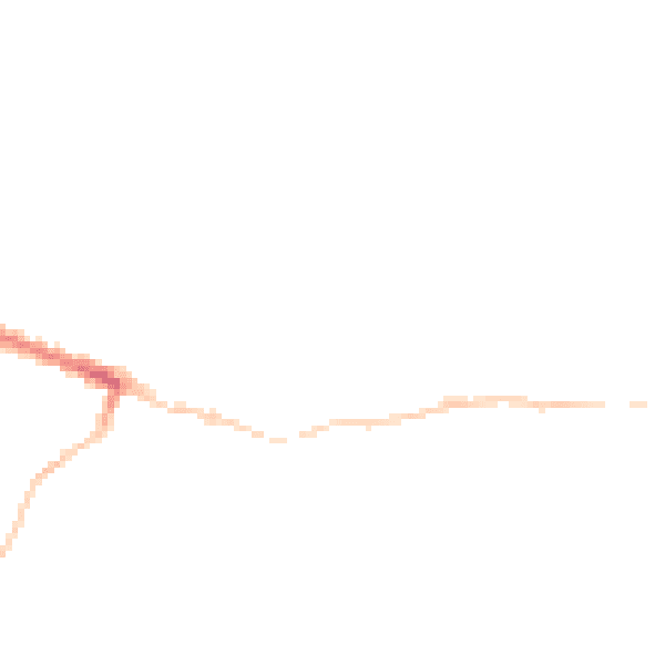 Night-time road noise heatmap for TS13 4JB