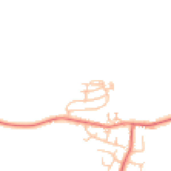 Daytime road noise heatmap for TS13 4NQ