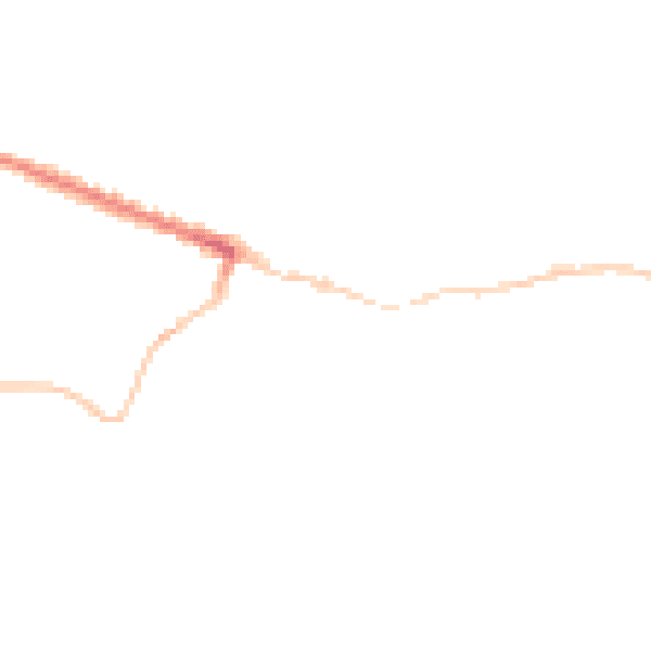 Night-time road noise heatmap for TS13 4PL