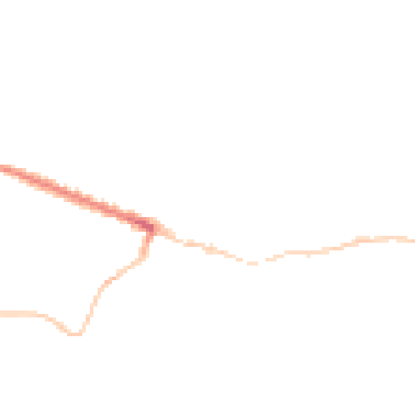 Night-time road noise heatmap for TS13 4PR