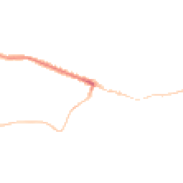 Night-time road noise heatmap for TS13 4PX