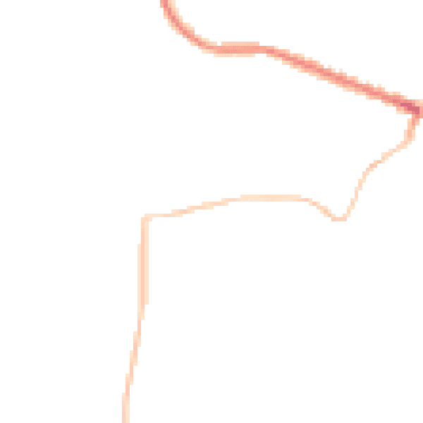 Night-time road noise heatmap for TS13 4QJ