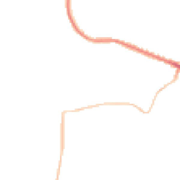 Night-time road noise heatmap for TS13 4QQ