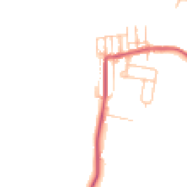 Daytime road noise heatmap for TS13 4QX