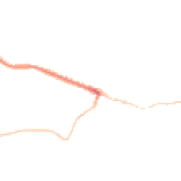 Night-time road noise heatmap for TS13 4RF