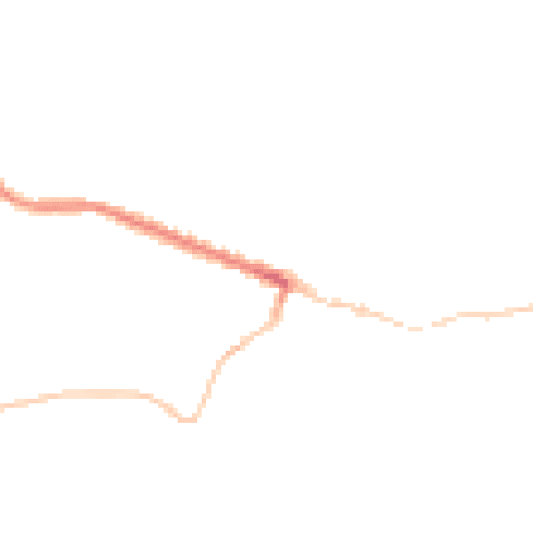 Night-time road noise heatmap for TS13 4RG
