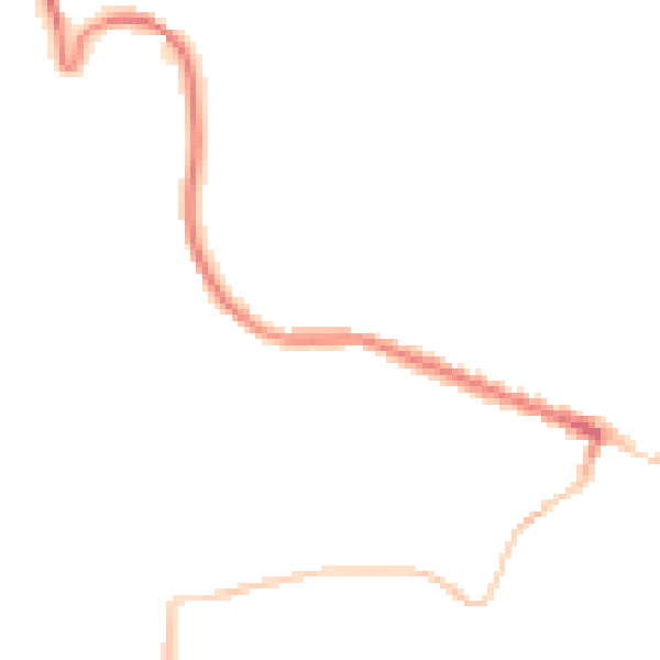 Night-time road noise heatmap for TS13 4RY