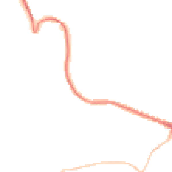 Night-time road noise heatmap for TS13 4SB