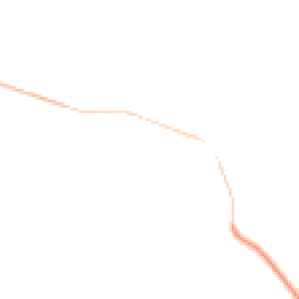 Night-time road noise heatmap for TS13 5AW
