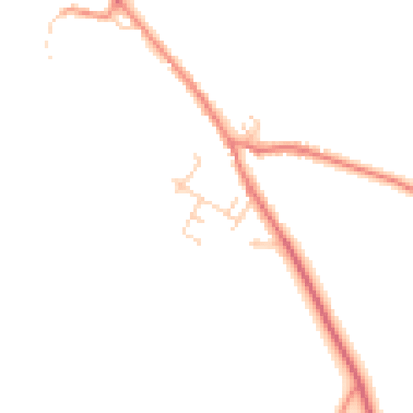 Daytime road noise heatmap for TS13 5HB