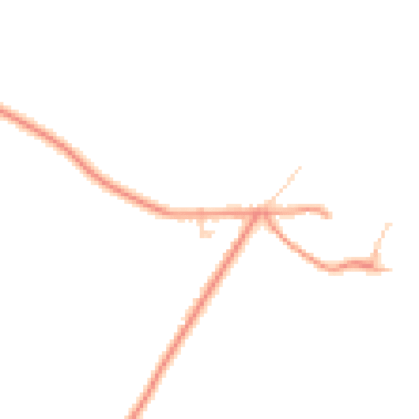 Daytime road noise heatmap for TS13 5HR
