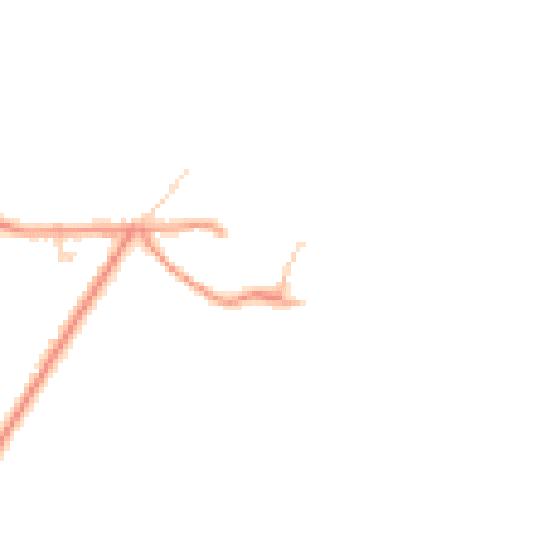 Daytime road noise heatmap for TS13 5HT