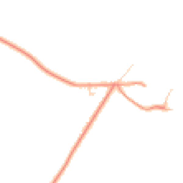 Daytime road noise heatmap for TS13 5JE
