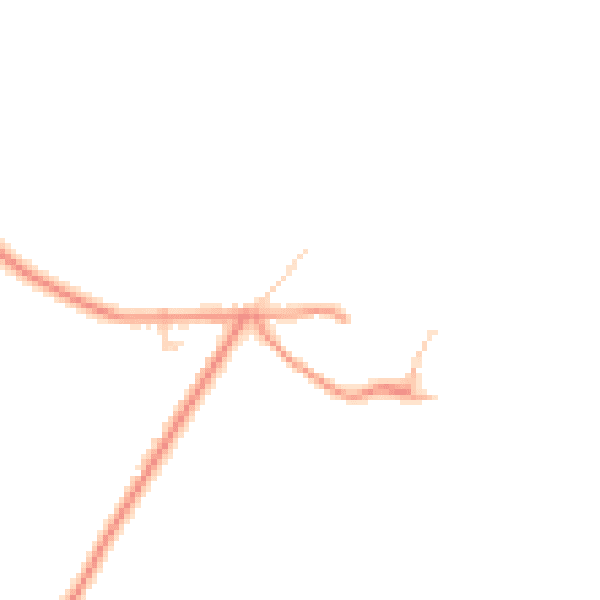 Daytime road noise heatmap for TS13 5JF