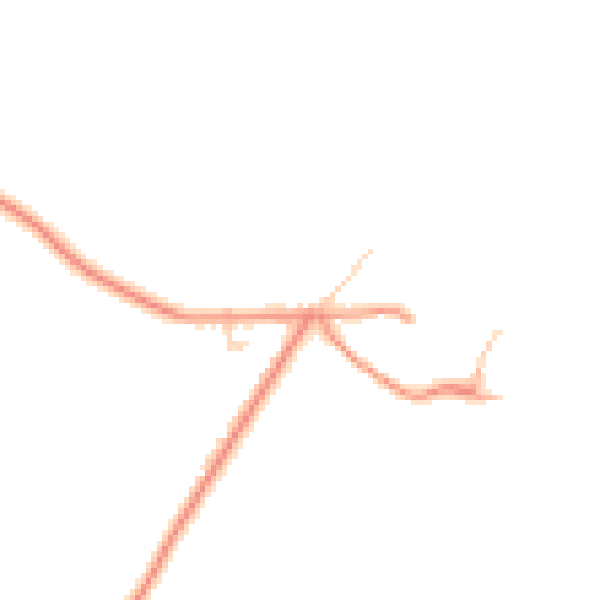 Daytime road noise heatmap for TS13 5JG