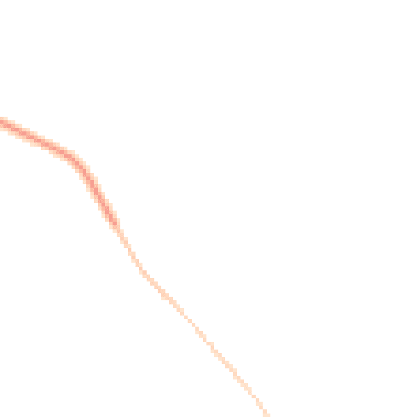 Night-time road noise heatmap for TS13 5JZ