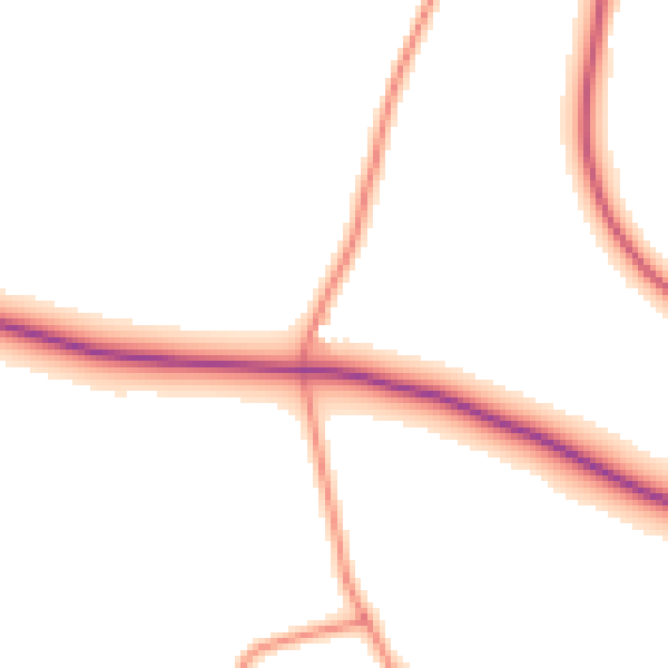 Daytime road noise heatmap for TS13 5LR