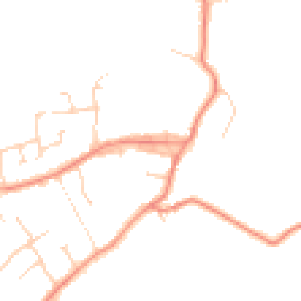 Daytime road noise heatmap for TS15 0DD