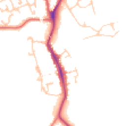 Daytime road noise heatmap for TS15 9AN