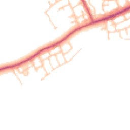 Daytime road noise heatmap for TS15 9BZ