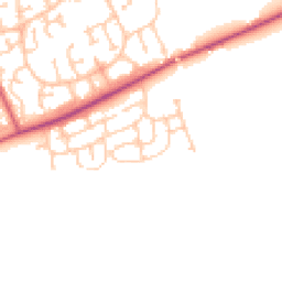 Daytime road noise heatmap for TS15 9GE