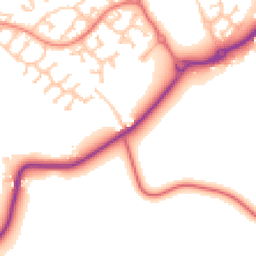 Daytime road noise heatmap for TS15 9JS