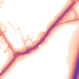 Daytime road noise heatmap for TS15 9JT