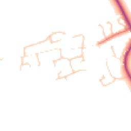 Daytime road noise heatmap for TS15 9NW