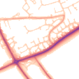 Daytime road noise heatmap for TS15 9UF