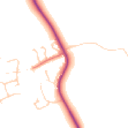 Daytime road noise heatmap for TS15 9WE