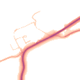 Daytime road noise heatmap for TS15 9XS